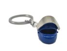 Helmet-shaped keychain