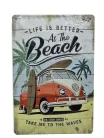 Volkswagen VW T1 Transporter Life is better – metal sign / metal plate (20x30cm)