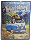 Volkswagen VW T1 Transporter – Get ready for a new Adventure – metal sign (30x40cm)
