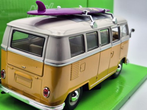 Volkswagen VW T1 transporter Classic Bus surf 1962 1:24 1/24 Welly model car