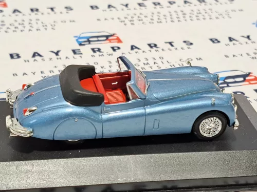 Jaguar XK140 Roadster year 1957 light blue metallic