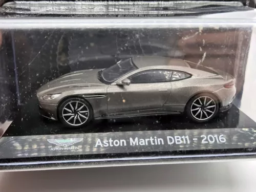 Aston Martin DB11 year 2016 grey metallic 1:43 Altaya