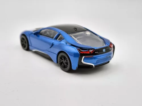 BMW i8 blue - Rastar - model car 1:43