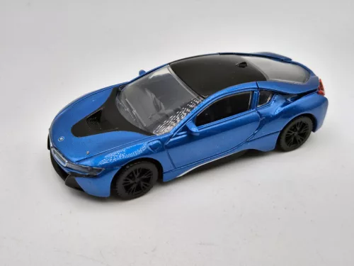 BMW i8 blue - Rastar - model car 1:43