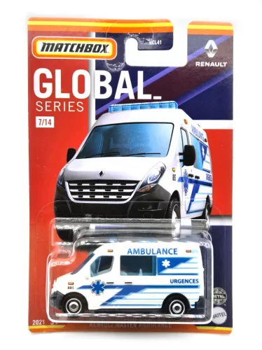 Renault Master Ambulance emergency vehicle - Matchbox - 1:64 1/64 toy car