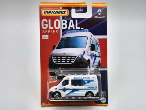 Renault Master Ambulance emergency vehicle - Matchbox - 1:64 1/64 toy car