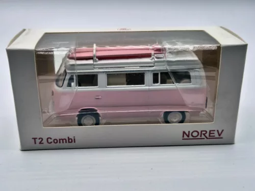 Volkswagen VW T2 transporter (1962) - Norev - 1:43 - pink