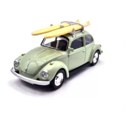   Volkswagen VW Beetle bug with surfboard (1973) - Norev - 1:43