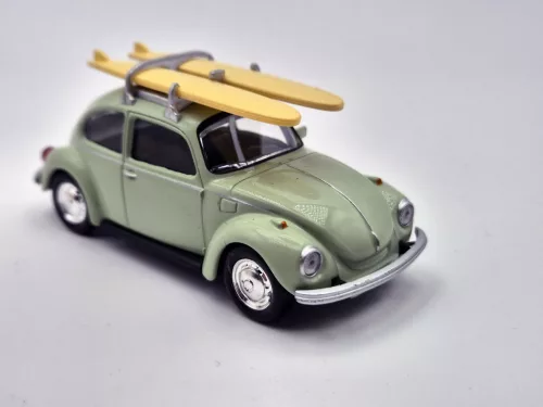 Volkswagen VW Beetle bug with surfboard (1973) - Norev - 1:43