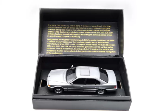 BMW E38 750iL - James Bond Tomorrow Never Dies (1997) - Corgi - 1:36 - gift boxed