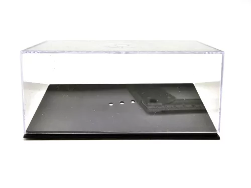 Showcase/display for 1:43 scale model car - tilted