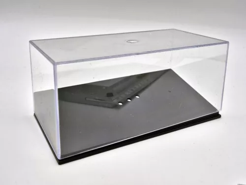 Showcase/display for 1:43 scale model car - tilted