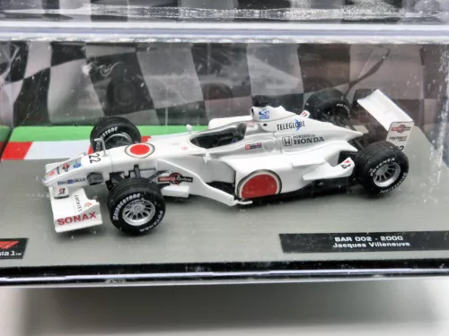 BAR - F1 002 Honda #22 (2000) - Jacques Villeneuve - Newsstand - 1:43