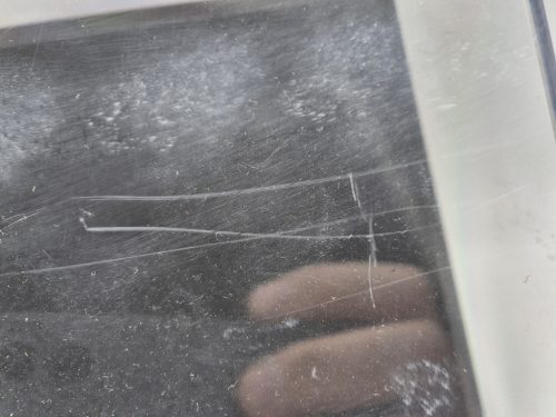 Showcase - display for 1:24 scale model car (25.5 x 11.5 x 8.8 cm) - scratched