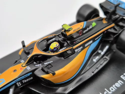 McLaren F1 MCL36 #4 (2022) Australian GP - Lando Norris - WITH DRIVER - Bburago - 1:43