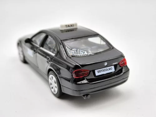 BMW E90 318i taxi (Stockholm) - Welly - 1:38