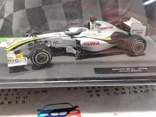 Brawn BGP 001 F1 #22 (2009) - World Champion - Jenson Button - Altaya - 1:43