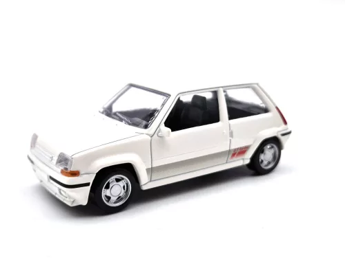 Renault R5 Supercinque GT - white (1988) - Norev - 1:43