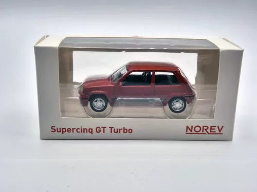 Renault R5 Supercinque GT - red (1988) - Norev - 1:43
