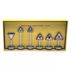 6-piece road sign set - 1:43