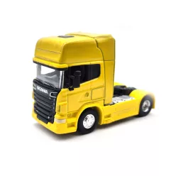   Scania R730 V8 Tractor Truck 2-Axle (2011) - yellow - Welly - 1:64