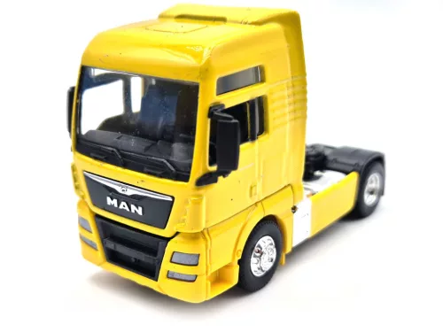 MAN TGX 18.440 XXL Tractor Truck - yellow - Welly - 1:64