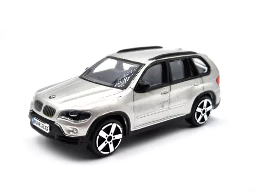 BMW X5 (2007) - silver - Burago - 1:43