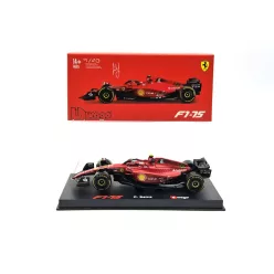   Ferrari F1-75 Scuderia F1 #55 (2022) - Carlos Sainz - WITH DRIVER - Bburago - 1:43