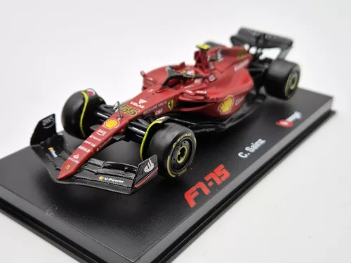 Ferrari F1-75 Scuderia F1 #55 (2022) - Carlos Sainz - WITH DRIVER - Bburago - 1:43