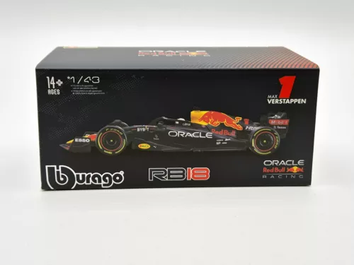 Red Bull F1 RB18 Team Oracle #1 (2022) - Max Verstappen - WITH DRIVER - Bburago - 1:43