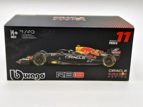 Red Bull F1 RB18 Team Oracle #11 (2022) - Sergio Perez - WITH DRIVER - Bburago - 1:43
