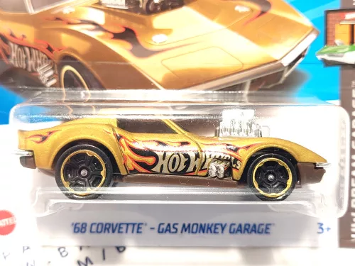 HW Dream Garage - 5/5 - '68 Chevrolet Corvette - Gas Monkey Garage - Hot Wheels - 1:64