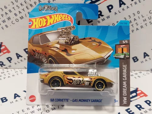 HW Dream Garage - 5/5 - '68 Chevrolet Corvette - Gas Monkey Garage - Hot Wheels - 1:64