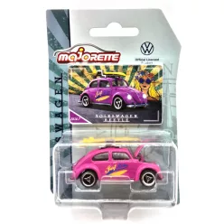   Volkswagen VW Beetle Bug with surfboard (241A-7) - Majorette - 1:64