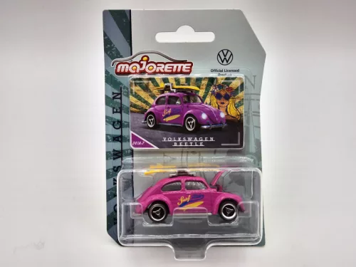 Volkswagen VW Beetle Bug with surfboard (241A-7) - Majorette - 1:64