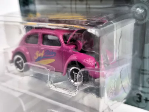 Volkswagen VW Beetle Bug with surfboard (241A-7) - Majorette - 1:64