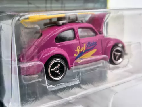 Volkswagen VW Beetle Bug with surfboard (241A-7) - Majorette - 1:64