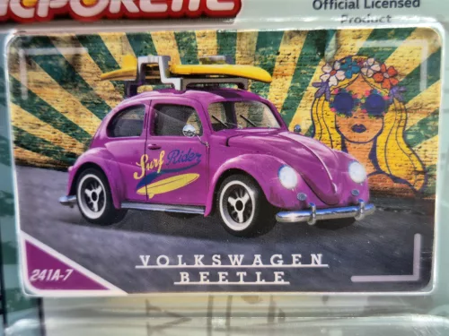Volkswagen VW Beetle Bug with surfboard (241A-7) - Majorette - 1:64