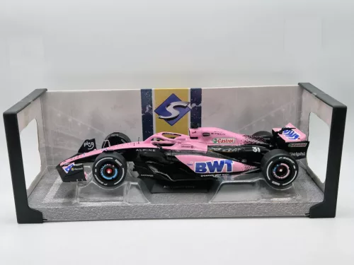 Renault A523 Team BWT Alpine F1 #10 #31 (2023) - Esteban Ocon / Pierre Gasly - pink - Solido - 1:18