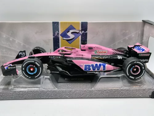 Renault A523 Team BWT Alpine F1 #10 #31 (2023) - Esteban Ocon / Pierre Gasly - pink - Solido - 1:18