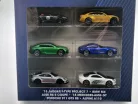 Hot Wheels 6-piece set - Jaguar F-Type Project 7 / BMW M4 / Audi RS 5 Coupe / Mercedes AMG GT / Porsche 911 GT3 RS / Alpine A110 - Hotwheels - 1:64