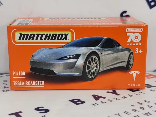 Tesla Roadster - 91/100 - Matchbox - 1:64