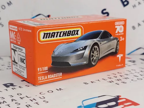 Tesla Roadster - 91/100 - Matchbox - 1:64