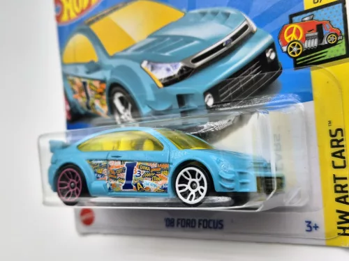 HW Art Cars - 8/10 - Ford Focus (2008) - Hot Wheels - 1:64