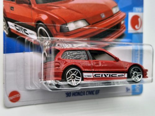 HW J-Imports - 7/10 - Honda Civic EF (1990) - Hotwheels - 1:64