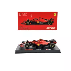   Ferrari SF-23 Team Scuderia F1 #55 (2023) - Carlos Sainz - WITH DRIVER - Bburago - 1:43