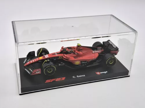 Ferrari SF-23 Team Scuderia F1 #55 (2023) - Carlos Sainz - WITH DRIVER - Bburago - 1:43
