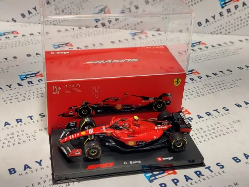 Ferrari SF-23 Team Scuderia F1 #55 (2023) - Carlos Sainz - WITH DRIVER - Bburago - 1:43