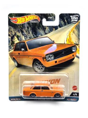 Hot Wheels Premium - Volvo 142 GL - orange - Hotwheels - 1:64