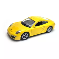 Porsche Carrera 4S 911 - yellow - Welly - 1:64